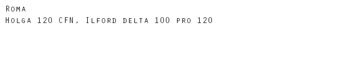 Roma Holga 120 CFN, Ilford delta 100 pro 120