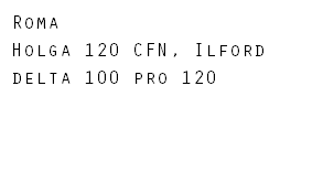 Roma Holga 120 CFN, Ilford delta 100 pro 120